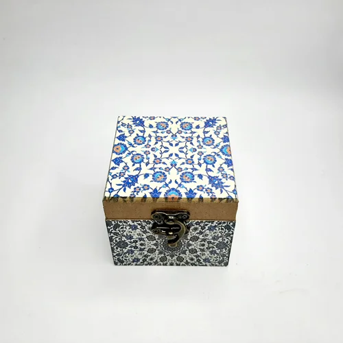 جعبه چوبی مربع ۹×۹ کد bm۱۲