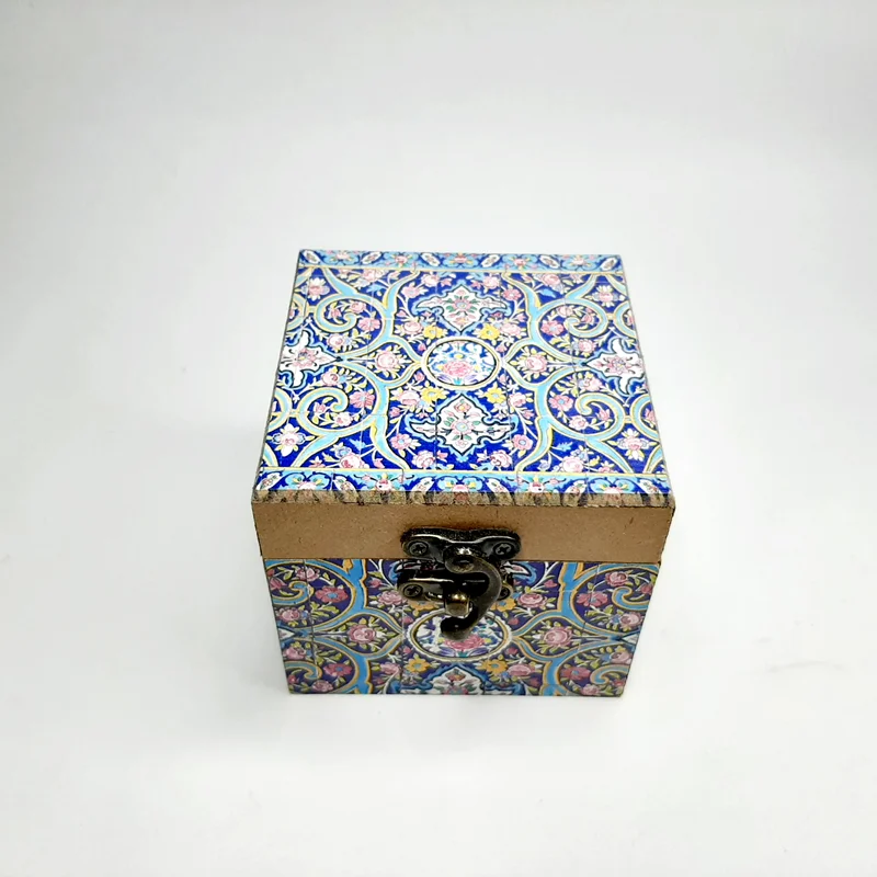جعبه چوبی مربع ۹×۹ کد bm۱۴