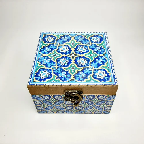 جعبه چوبی سنتی مربع ۱۲×۱۲ کد bm63