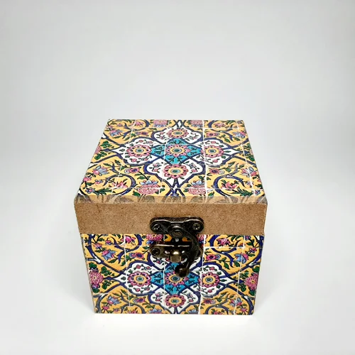 جعبه سنتی چوبی مربع ۹×۹ کد bm0۹